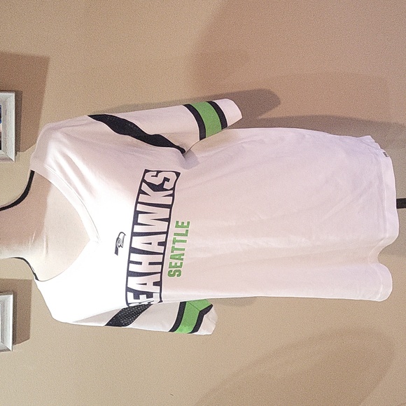 PINK Victoria's Secret Seattle Seahawks Jersey Shirt - Picture 3 of 12